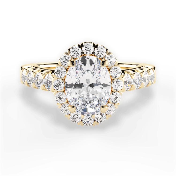 14kt Yellow Gold/18kt Yellow Gold/oval/top sku 1OZ2816