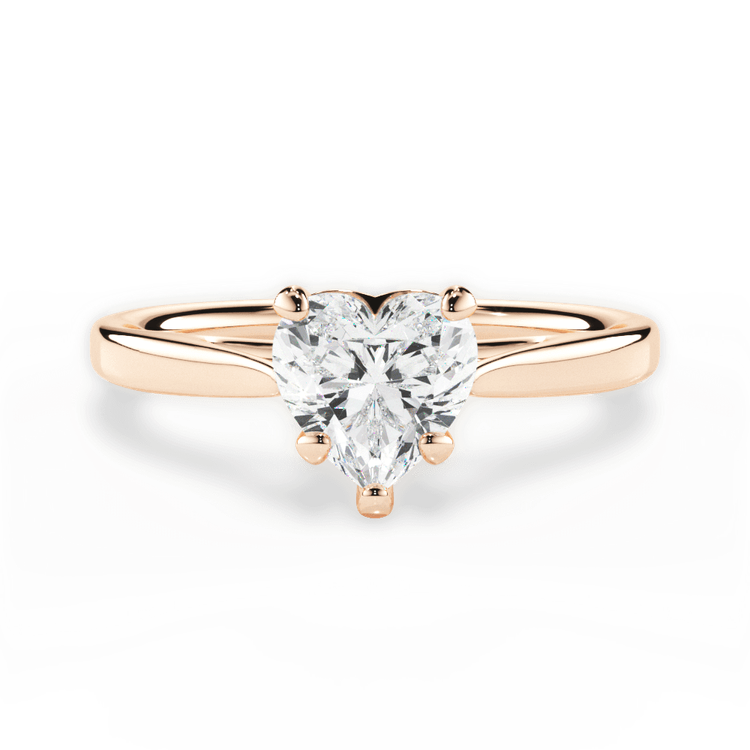 14kt Rose Gold/18kt Rose Gold/heart/top sku 1HZ1407