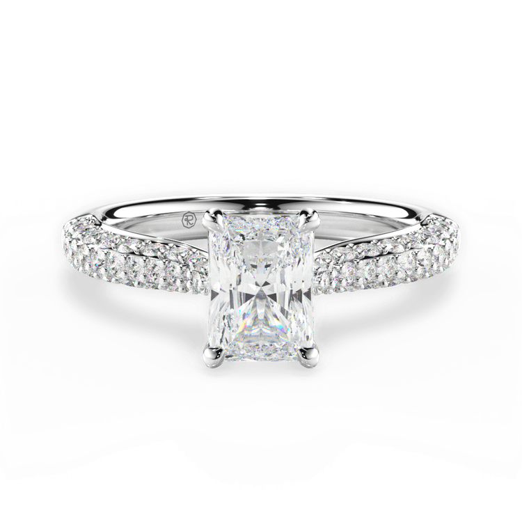 14kt White Gold/18kt White Gold/Platinum/radiant/top sku 1RAZ1350