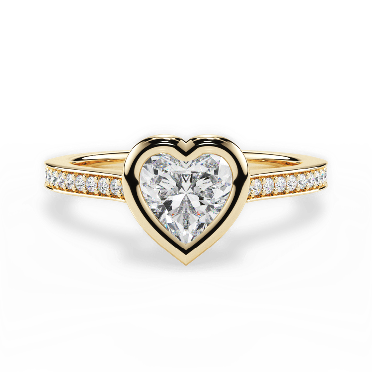 14kt Yellow Gold/18kt Yellow Gold/heart/top sku 1HZ4725