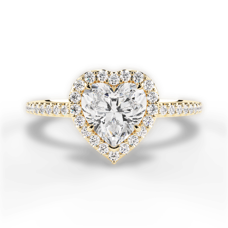 14kt Yellow Gold/18kt Yellow Gold/heart/top sku 1HZ1396