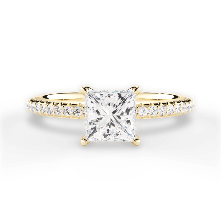 14kt Yellow Gold/18kt Yellow Gold/princess/top sku 1PCZ4777