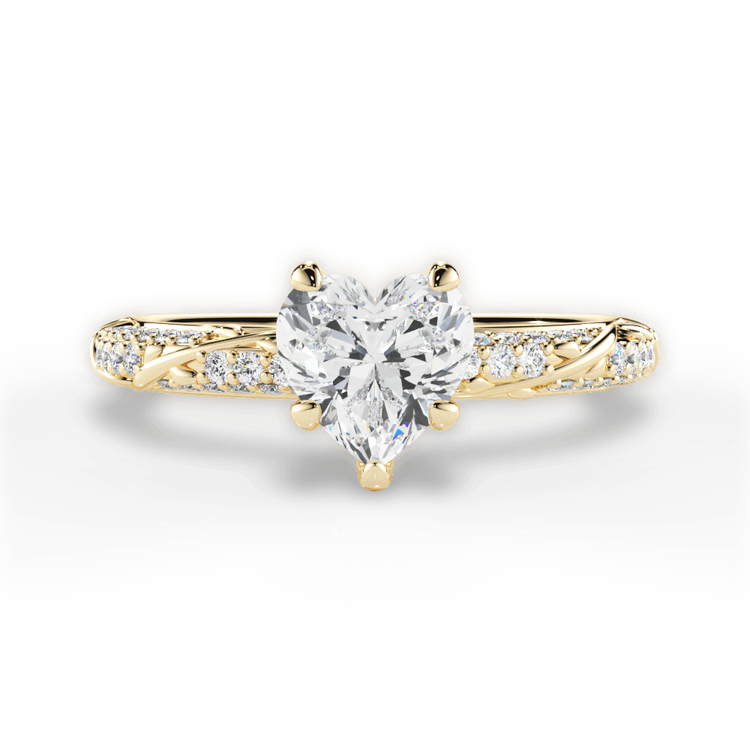 14kt Yellow Gold/18kt Yellow Gold/heart/top sku 1HZ4739