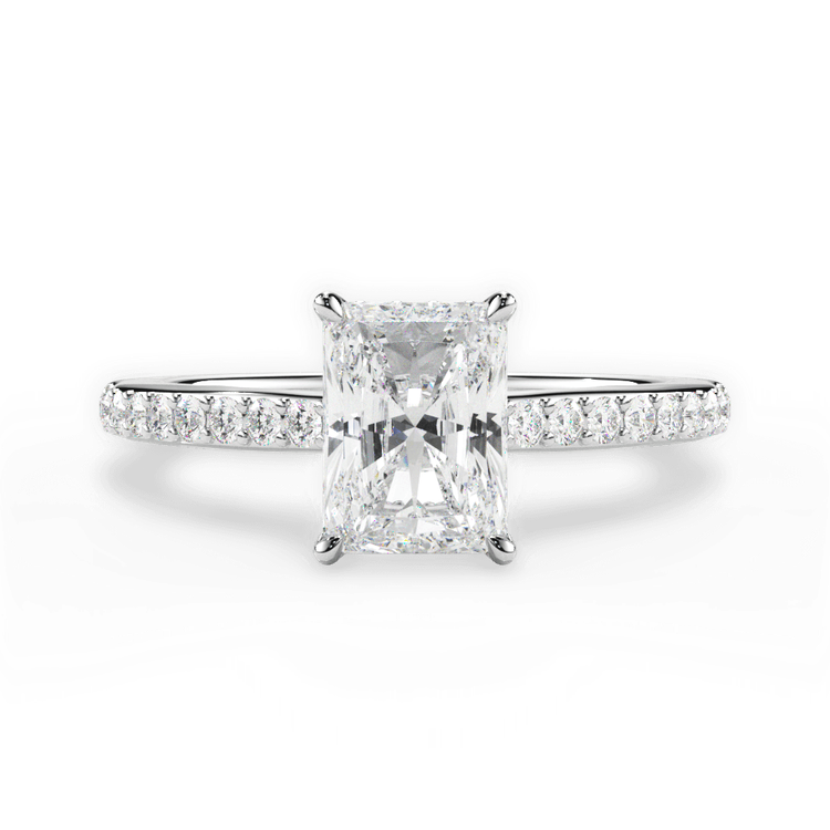 14kt White Gold/18kt White Gold/Platinum/radiant/top sku 1RAZ4710