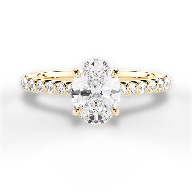 14kt Yellow Gold/18kt Yellow Gold/oval/top sku 1OZ1511