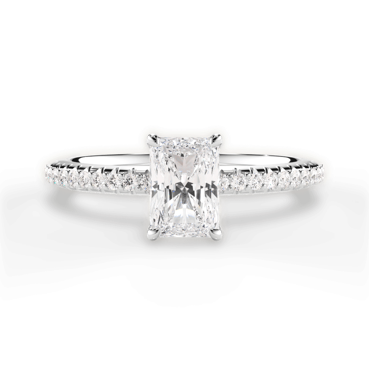 14kt White Gold/18kt White Gold/Platinum/radiant/top sku 1PCZ4777