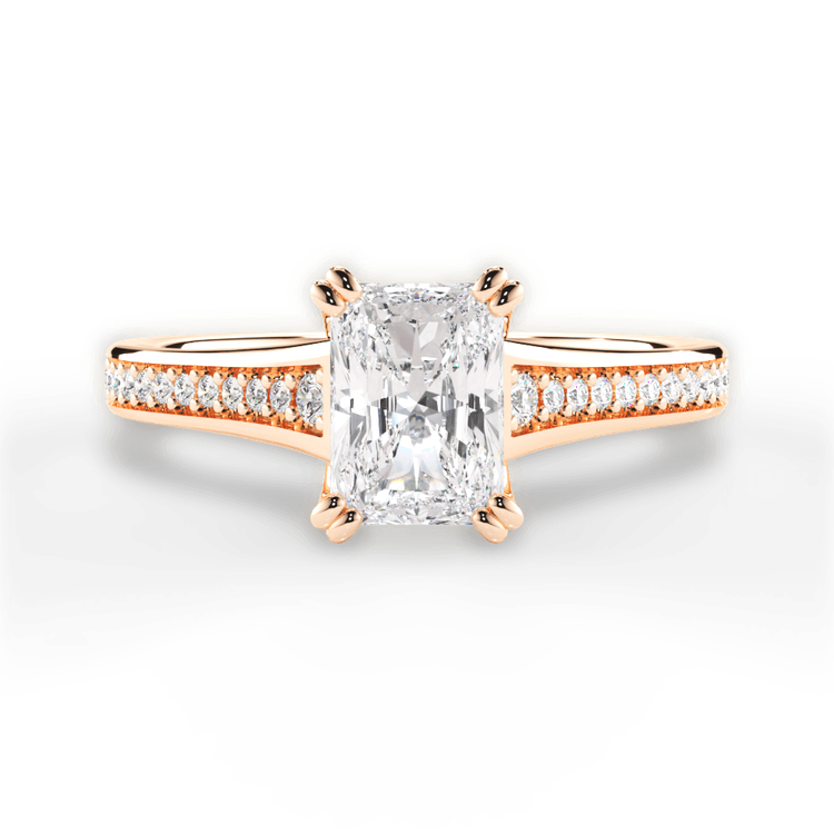 14kt Rose Gold/18kt Rose Gold/radiant/top sku 1RAZ2493