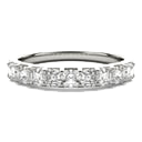 nine stone diamond wedding ring