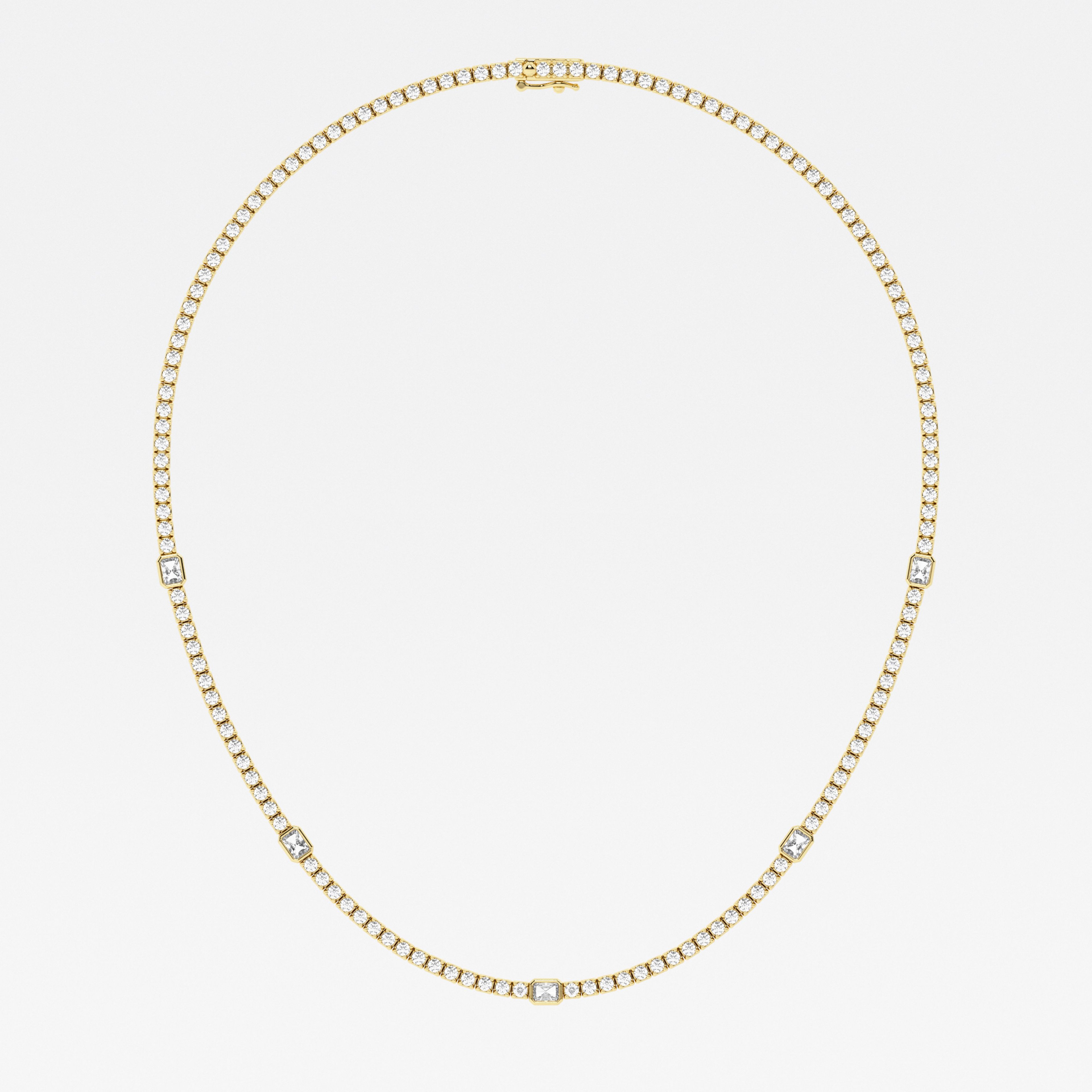 14kt Yellow Gold/18kt Yellow Gold/round/radiant/side