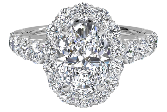 oval vintage engagement ring