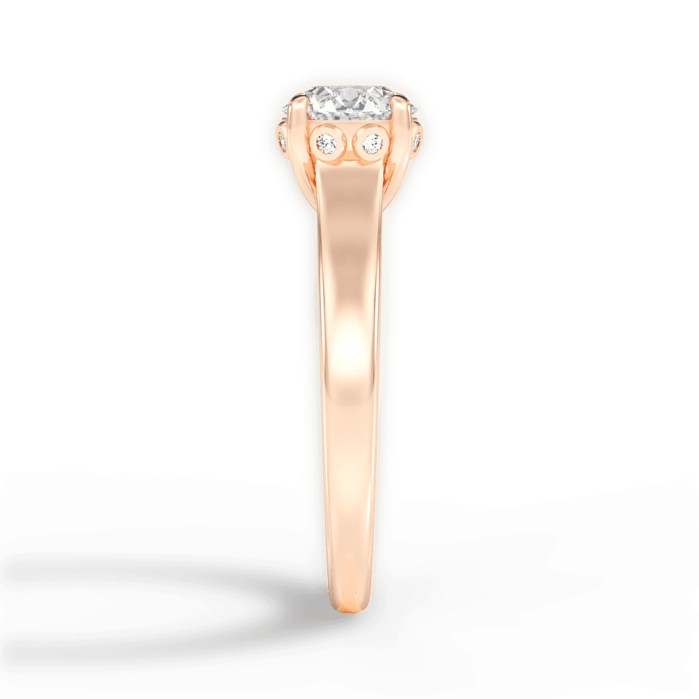 14kt Rose Gold/18kt Rose Gold/round/perspective