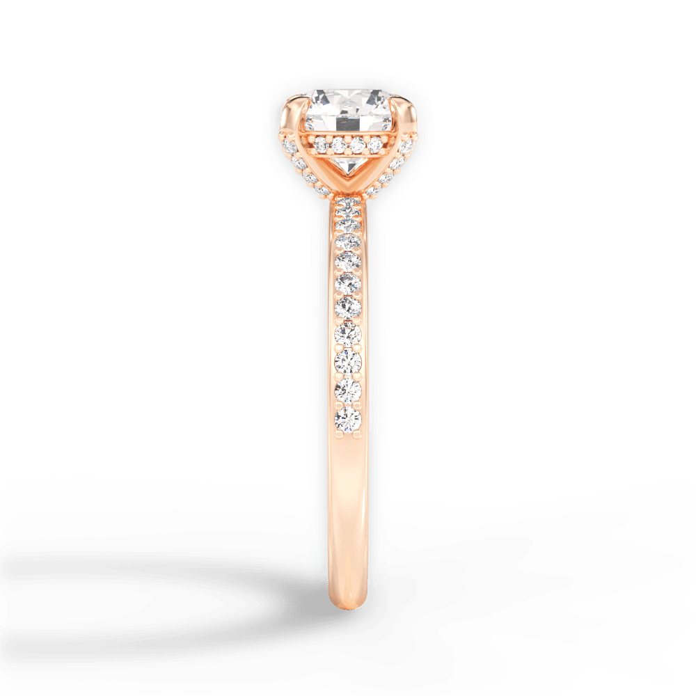 14kt Rose Gold/18kt Rose Gold/round/perspective
