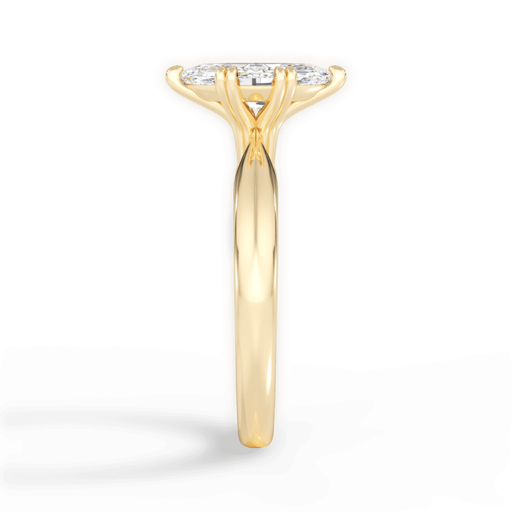 14kt Yellow Gold/18kt Yellow Gold/marquise/perspective