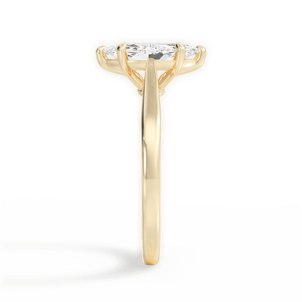 14kt Yellow Gold/18kt Yellow Gold/marquise/perspective