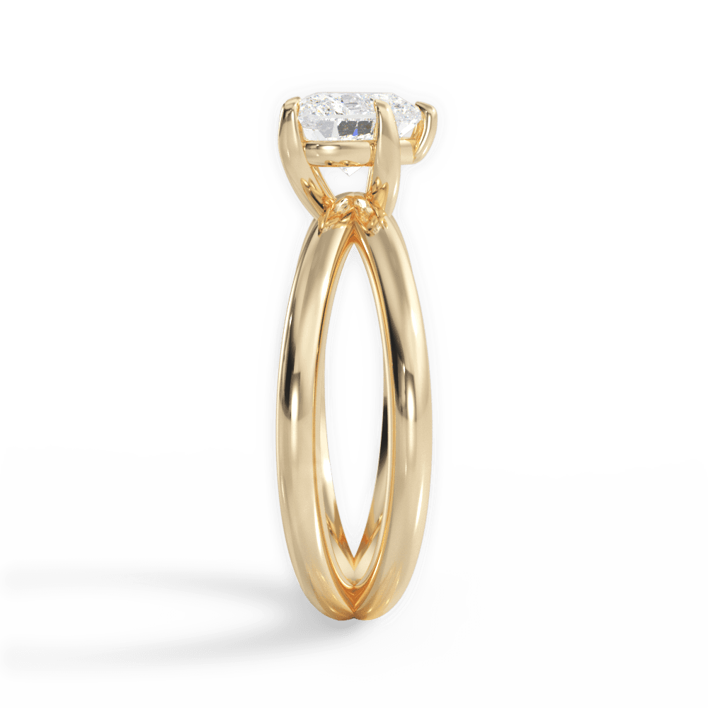 14kt Yellow Gold/18kt Yellow Gold/heart/perspective