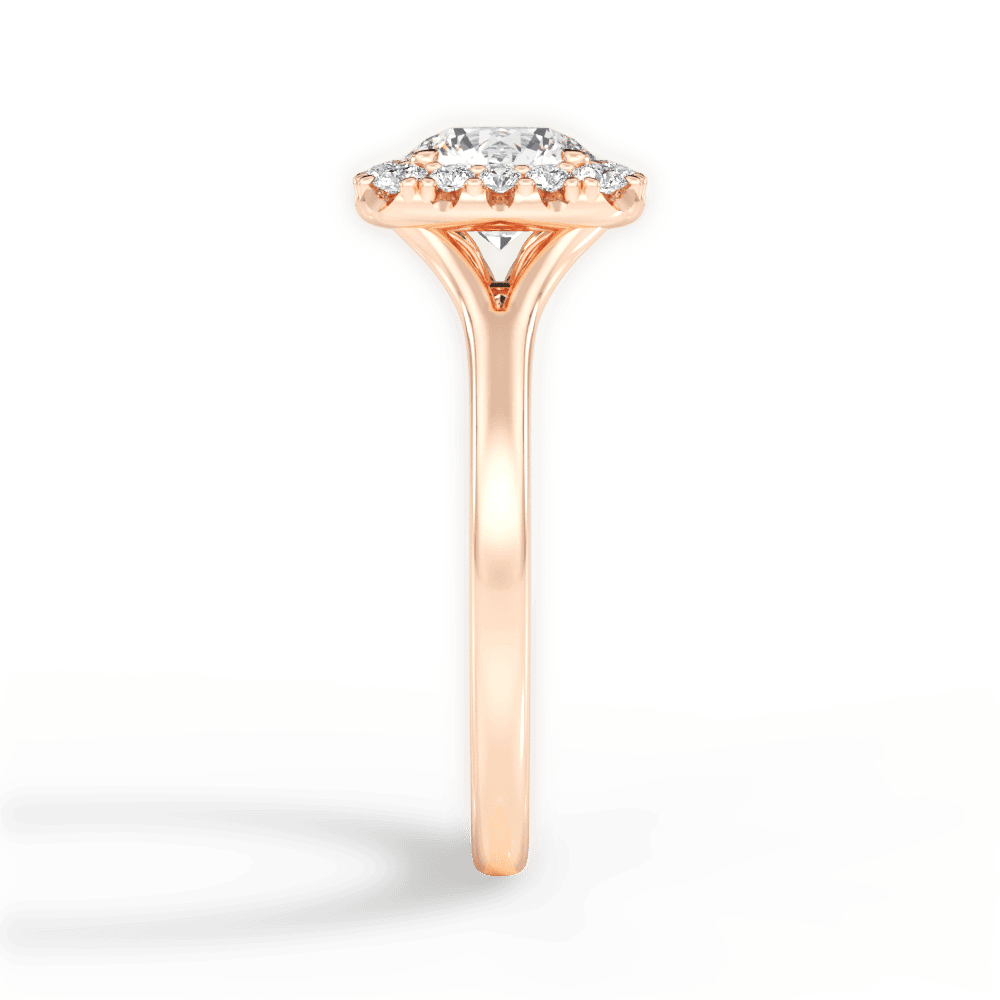 14kt Rose Gold/18kt Rose Gold/round/perspective