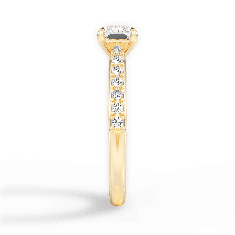 14kt Yellow Gold/18kt Yellow Gold/radiant/perspective