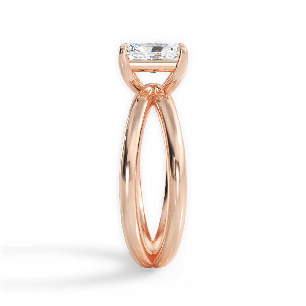 14kt Rose Gold/18kt Rose Gold/radiant/perspective