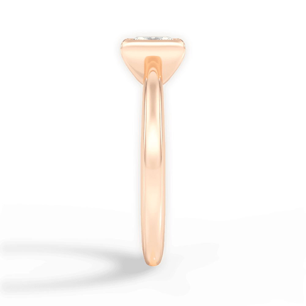 14kt Rose Gold/18kt Rose Gold/princess/perspective