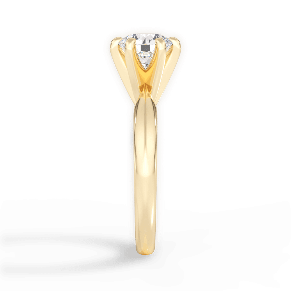 14kt Yellow Gold/18kt Yellow Gold/round/perspective