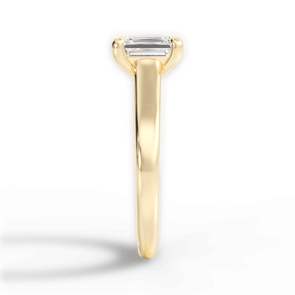 14kt Yellow Gold/18kt Yellow Gold/emerald/perspective