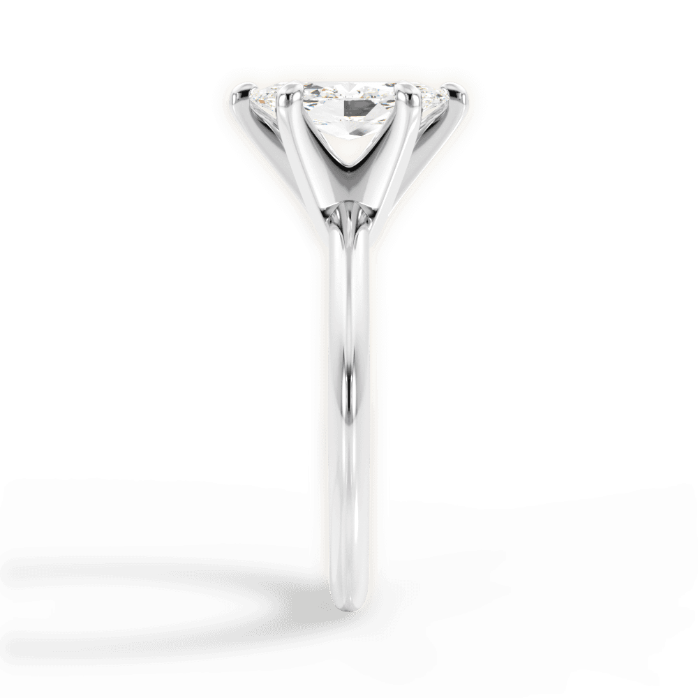 14kt White Gold/18kt White Gold/Platinum/marquise/perspective