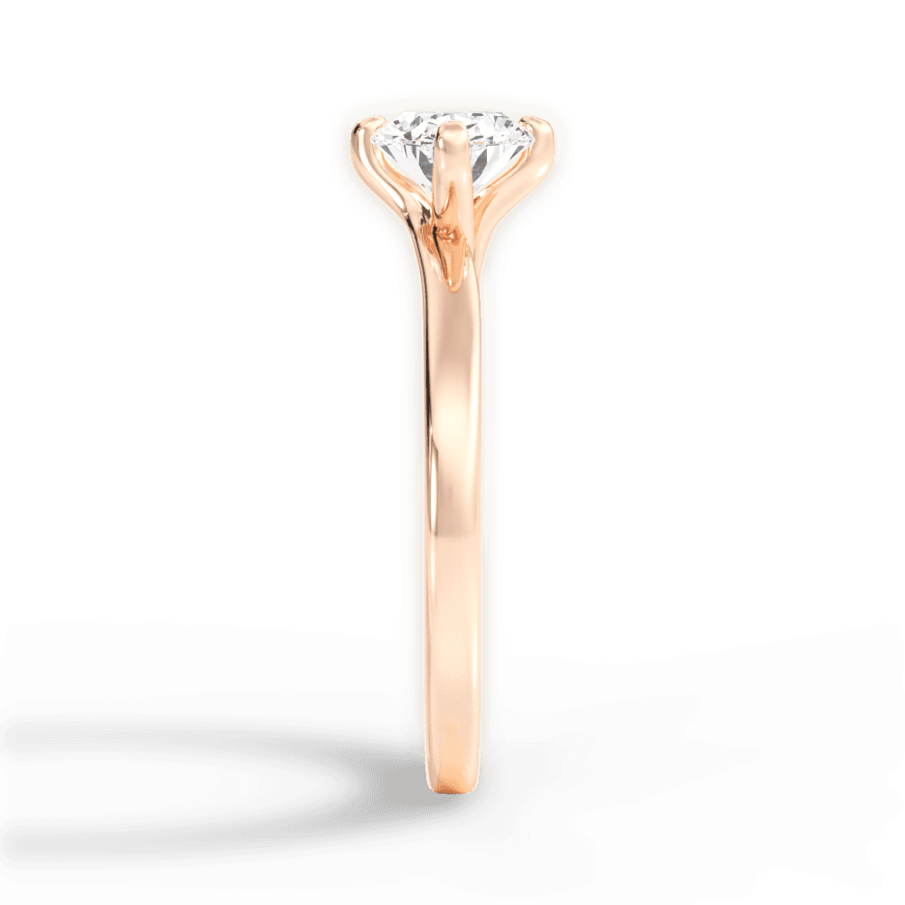 14kt Rose Gold/18kt Rose Gold/oval/perspective