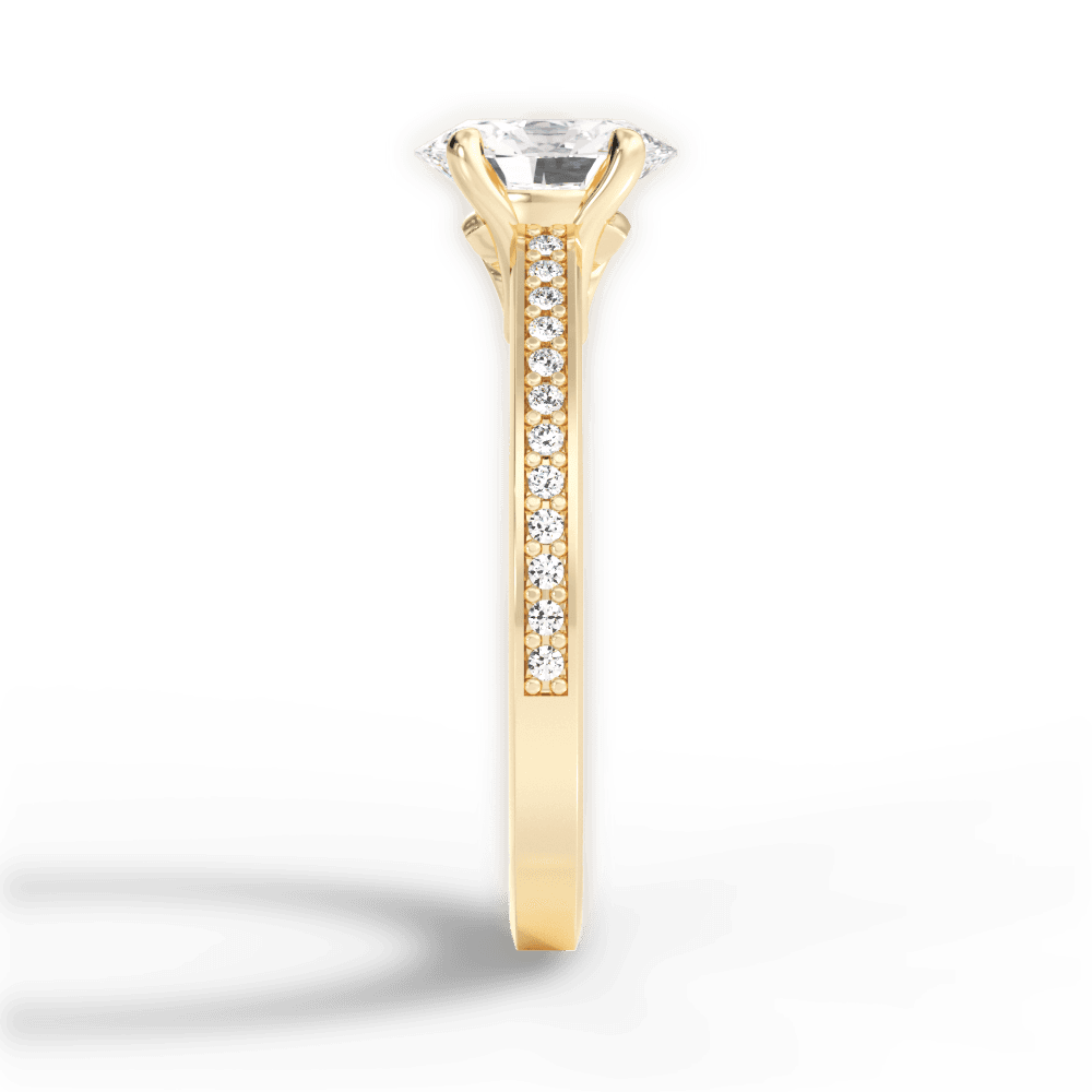 14kt Yellow Gold/18kt Yellow Gold/oval/perspective