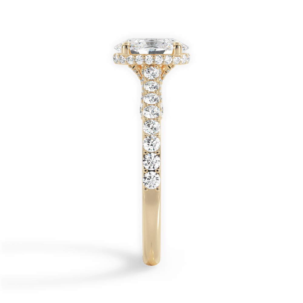 14kt Yellow Gold/18kt Yellow Gold/oval/perspective