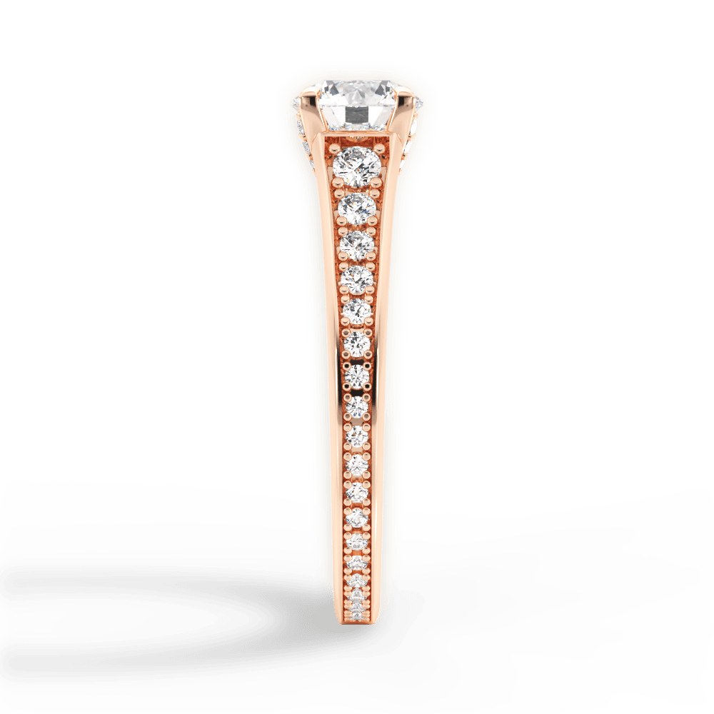14kt Rose Gold/18kt Rose Gold/round/perspective