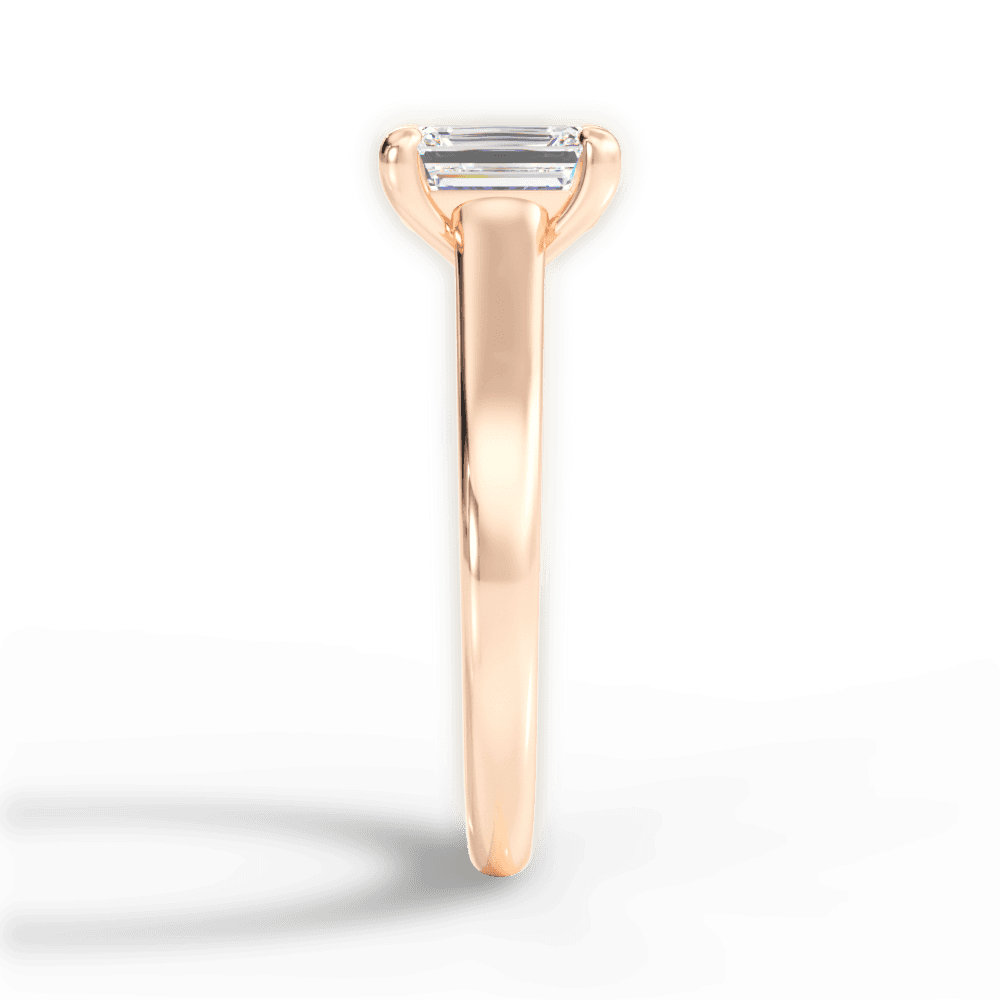 14kt Rose Gold/18kt Rose Gold/emerald/perspective