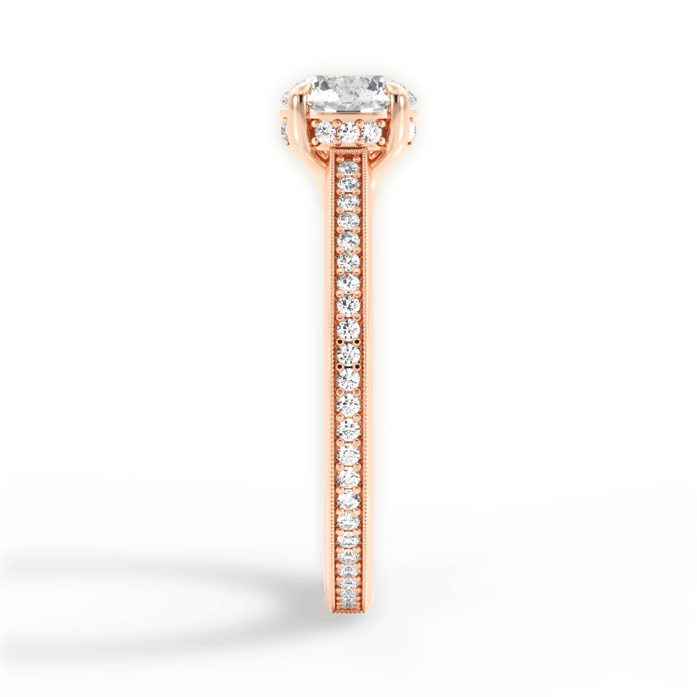 14kt Rose Gold/18kt Rose Gold/round/perspective