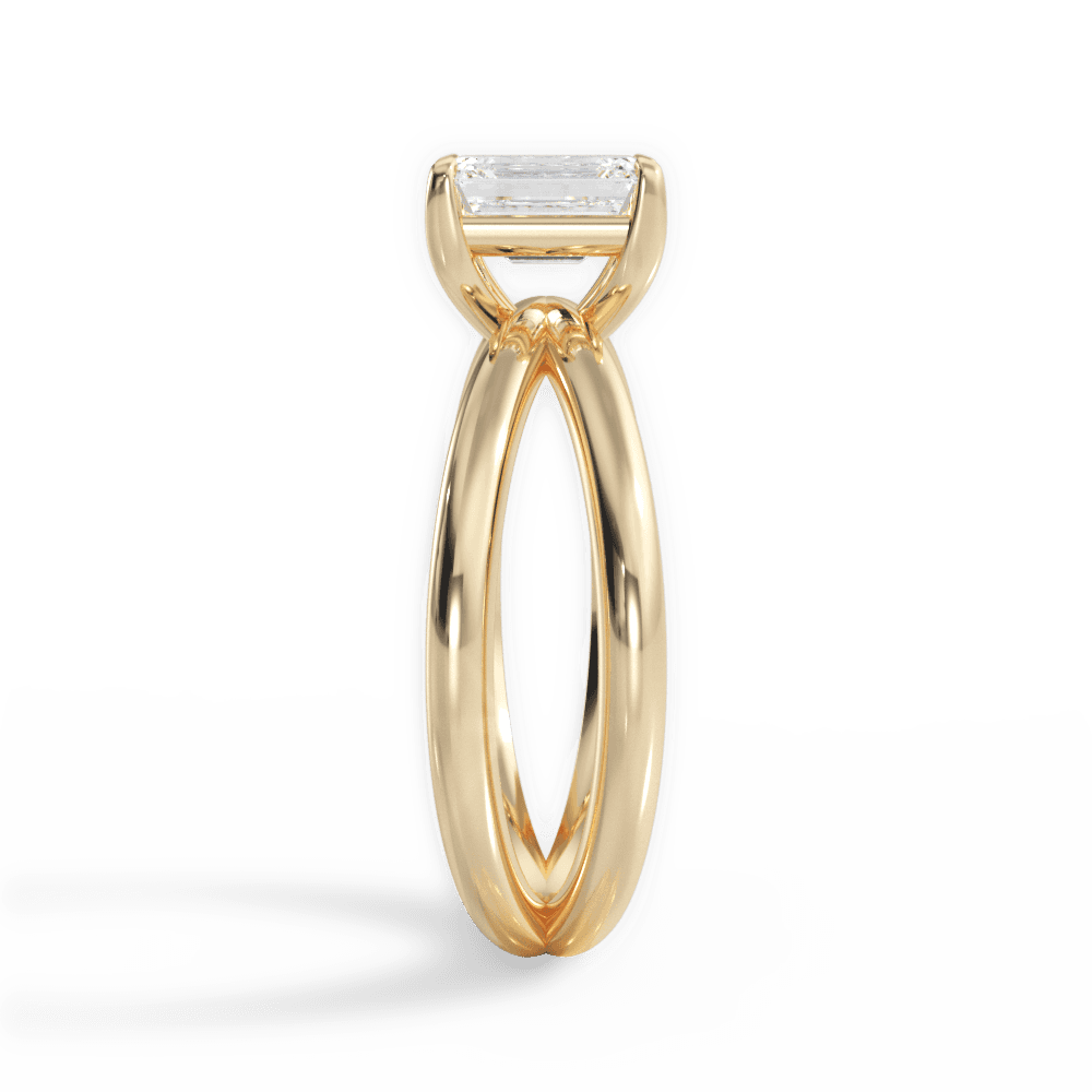 14kt Yellow Gold/18kt Yellow Gold/emerald/perspective