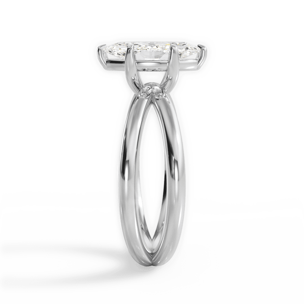 14kt White Gold/18kt White Gold/Platinum/marquise/perspective