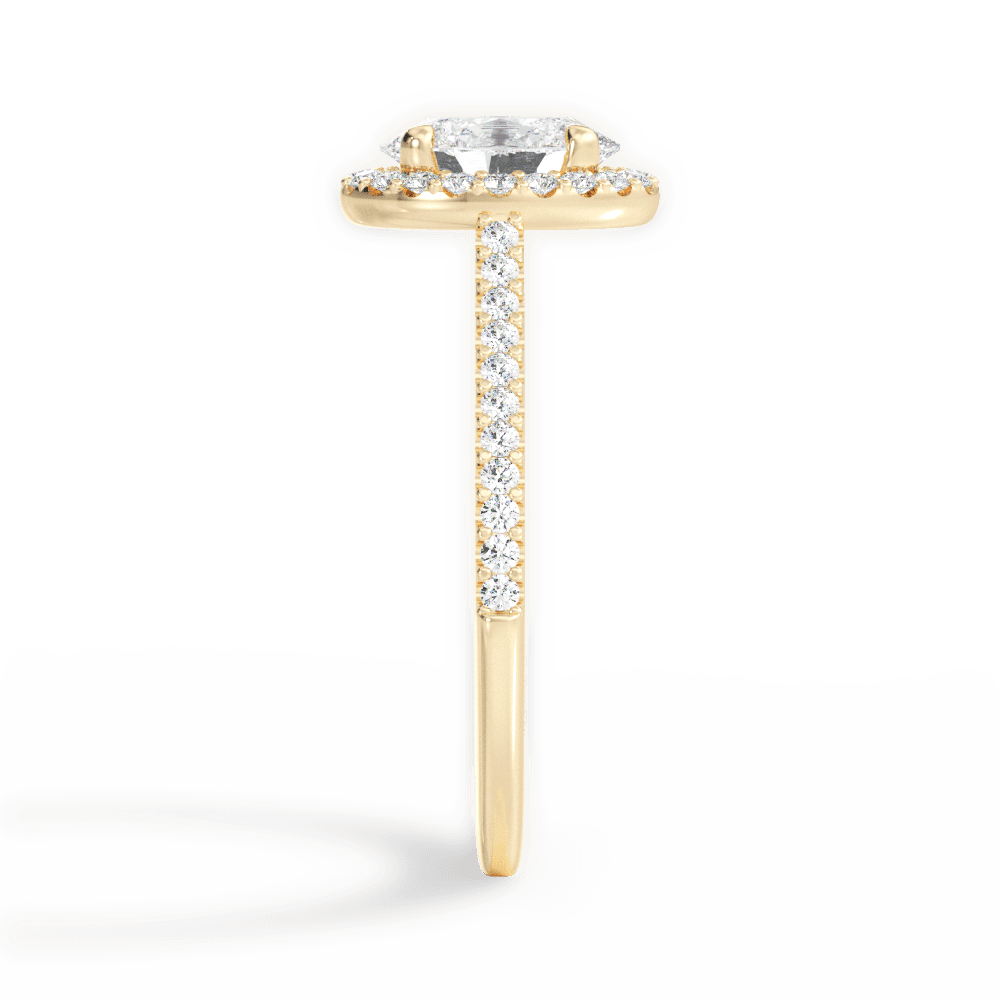 14kt Yellow Gold/18kt Yellow Gold/oval/perspective