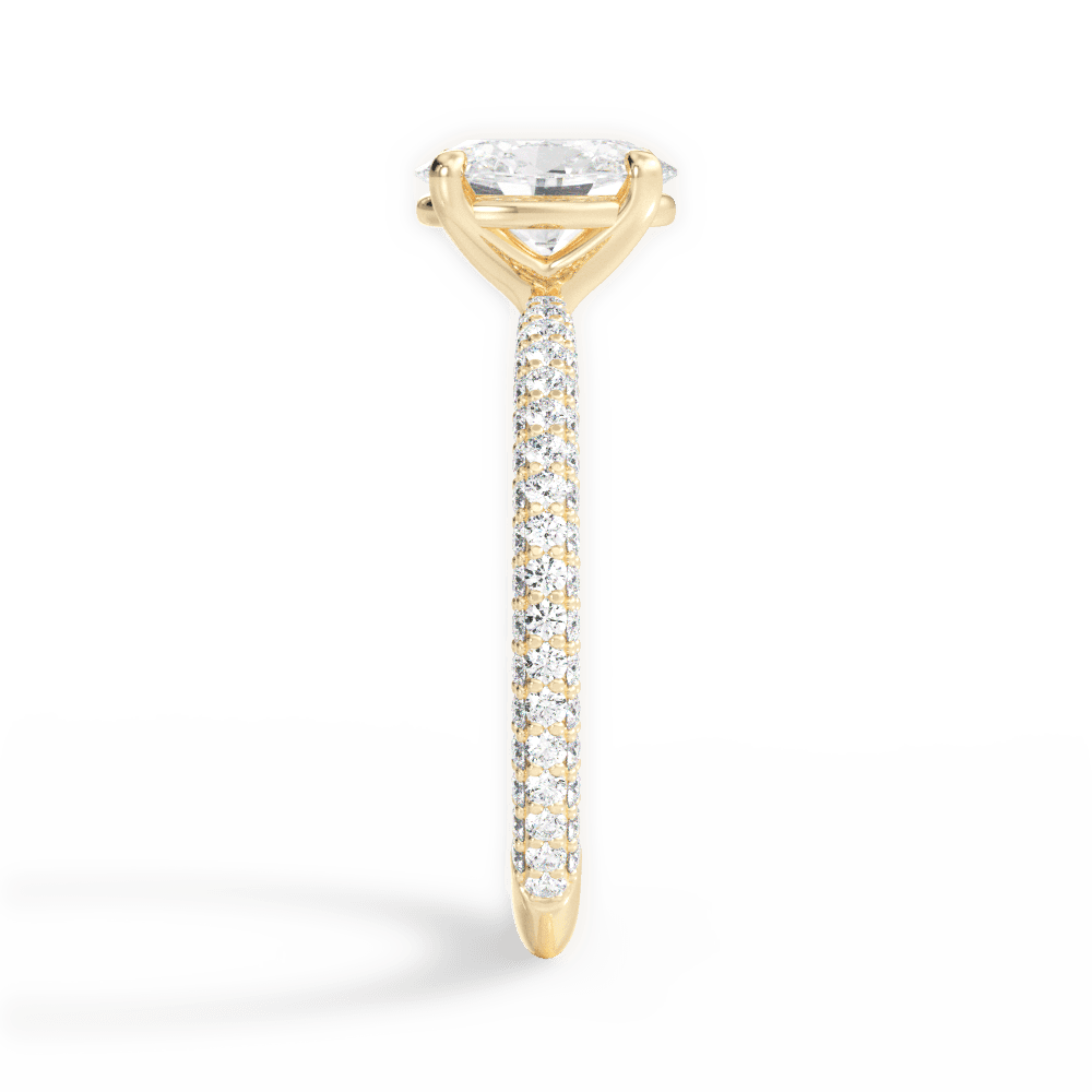 14kt Yellow Gold/18kt Yellow Gold/oval/perspective