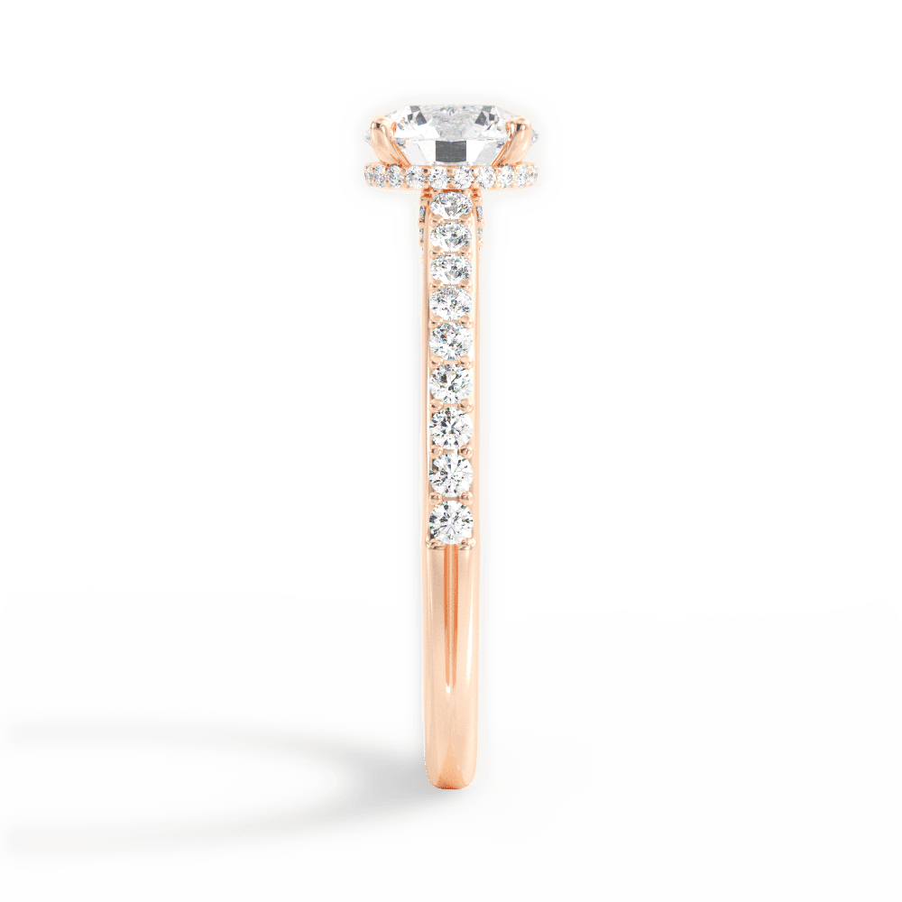 14kt Rose Gold/18kt Rose Gold/round/perspective