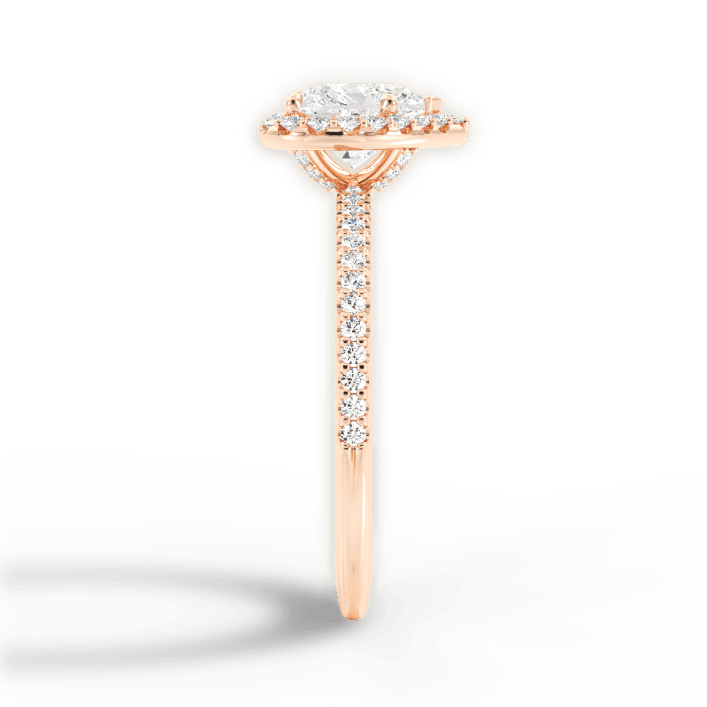 14kt Rose Gold/18kt Rose Gold/heart/perspective