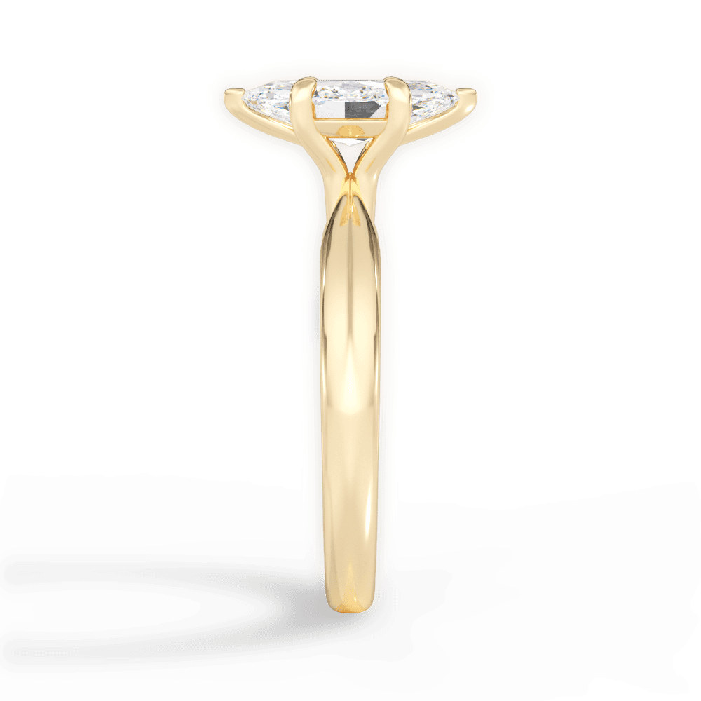 14kt Yellow Gold/18kt Yellow Gold/marquise/perspective