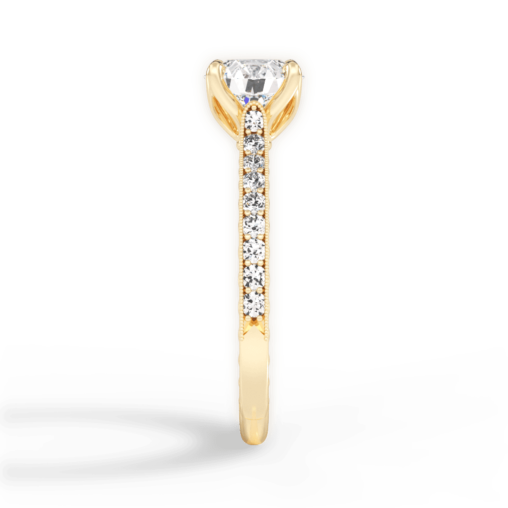 14kt Yellow Gold/18kt Yellow Gold/round/perspective