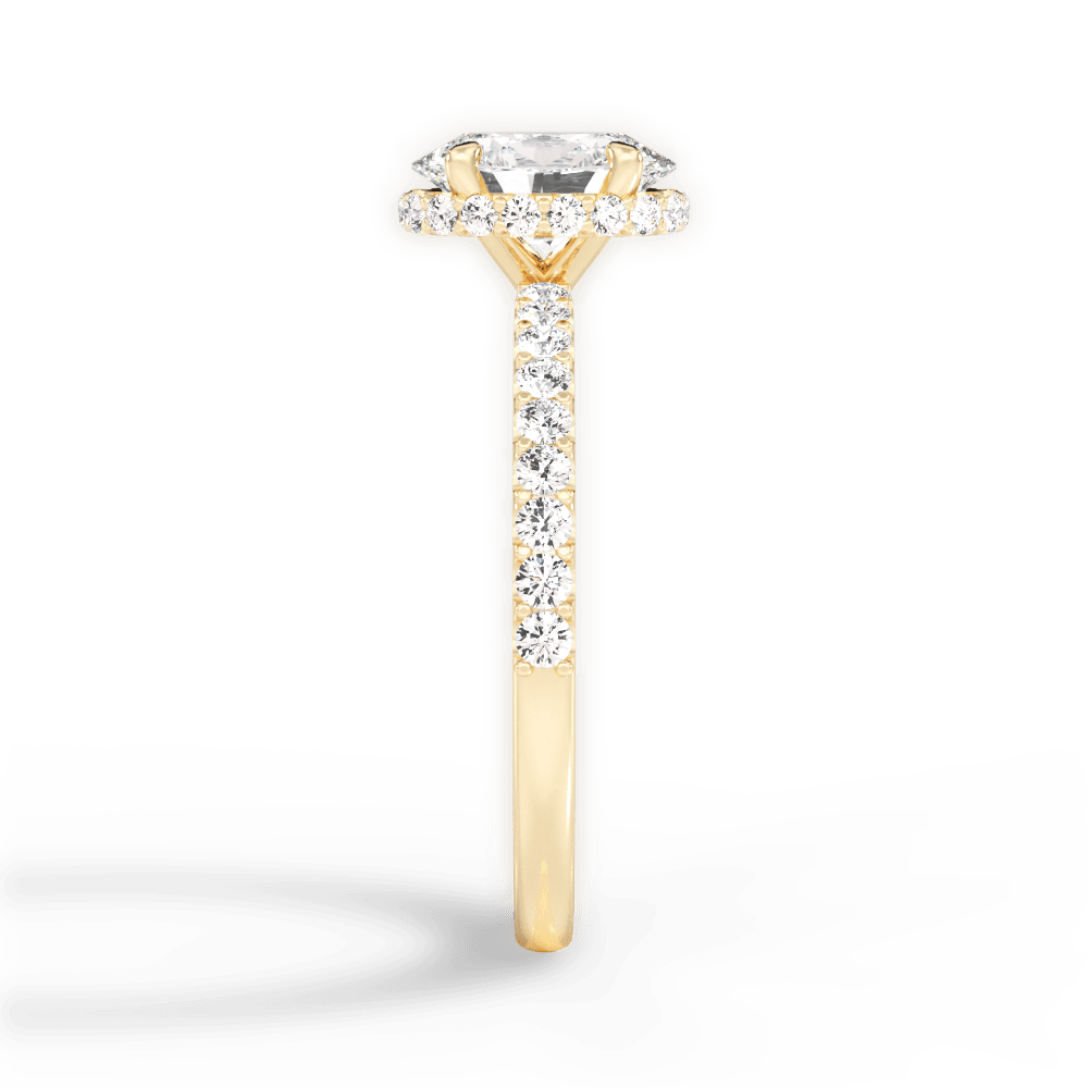 14kt Yellow Gold/18kt Yellow Gold/oval/perspective