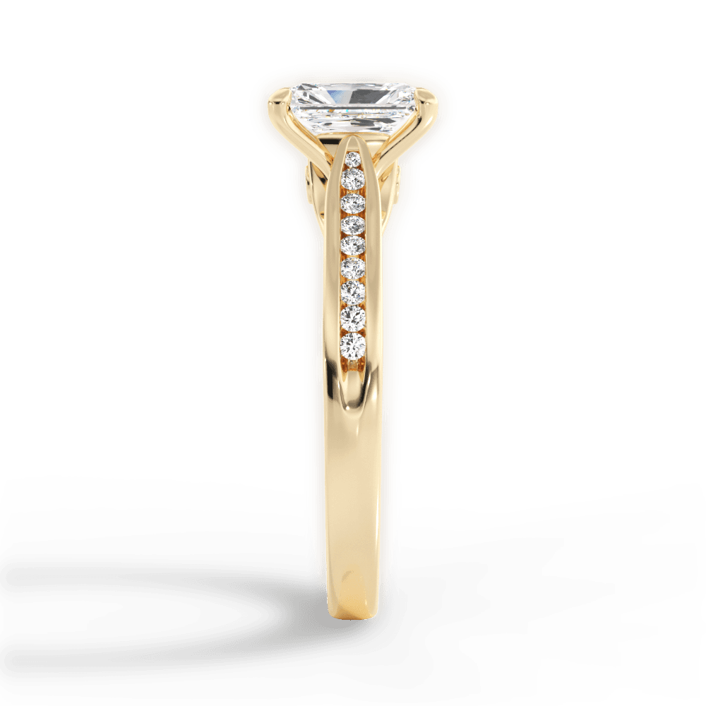 14kt Yellow Gold/18kt Yellow Gold/radiant/perspective