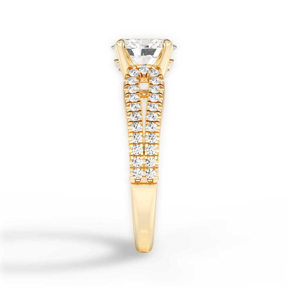 14kt Yellow Gold/18kt Yellow Gold/oval/perspective