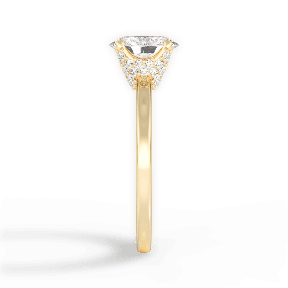 14kt Yellow Gold/18kt Yellow Gold/oval/perspective