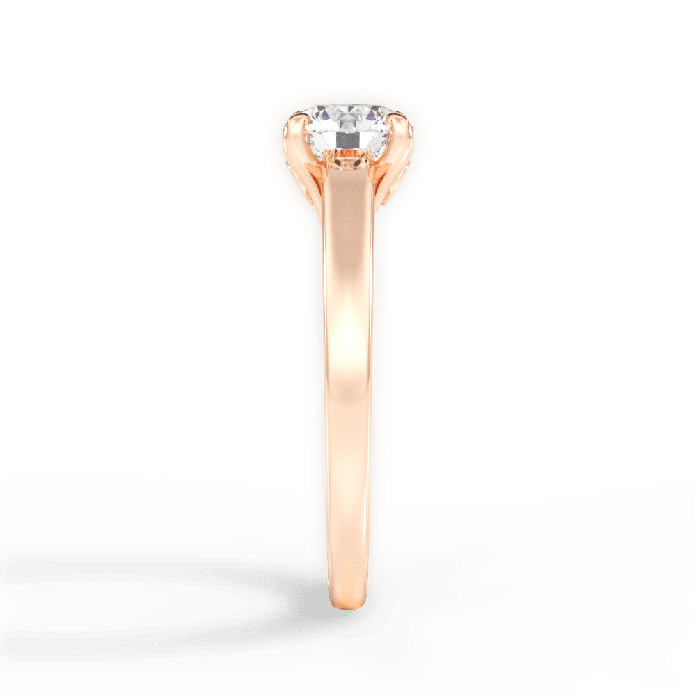 14kt Rose Gold/18kt Rose Gold/round/perspective