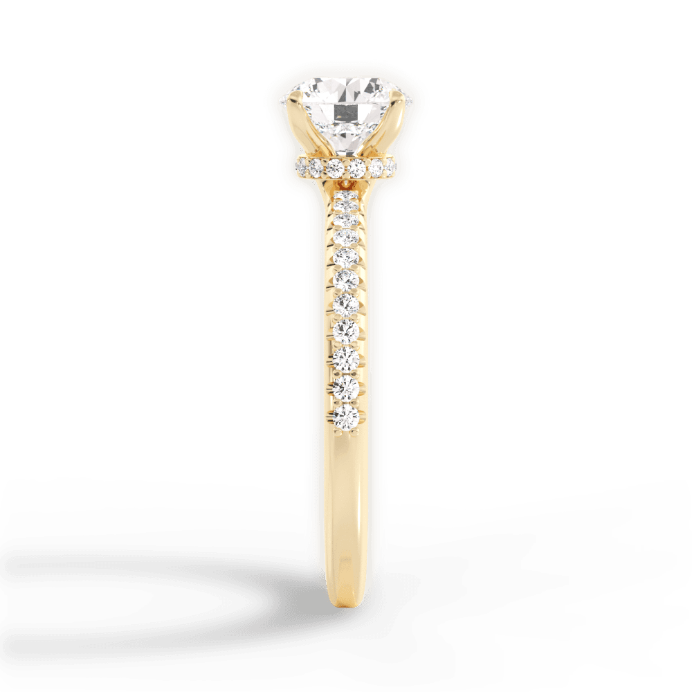 14kt Yellow Gold/18kt Yellow Gold/round/perspective