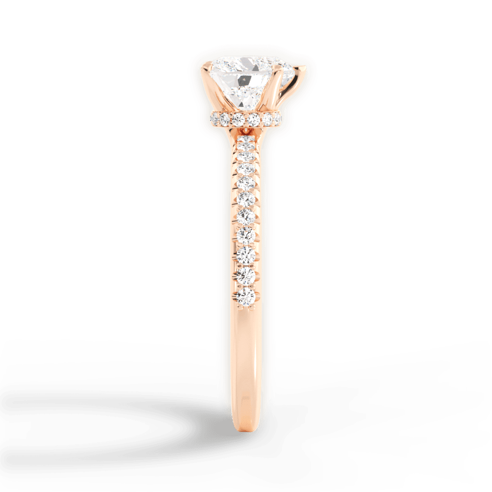14kt Rose Gold/18kt Rose Gold/heart/perspective