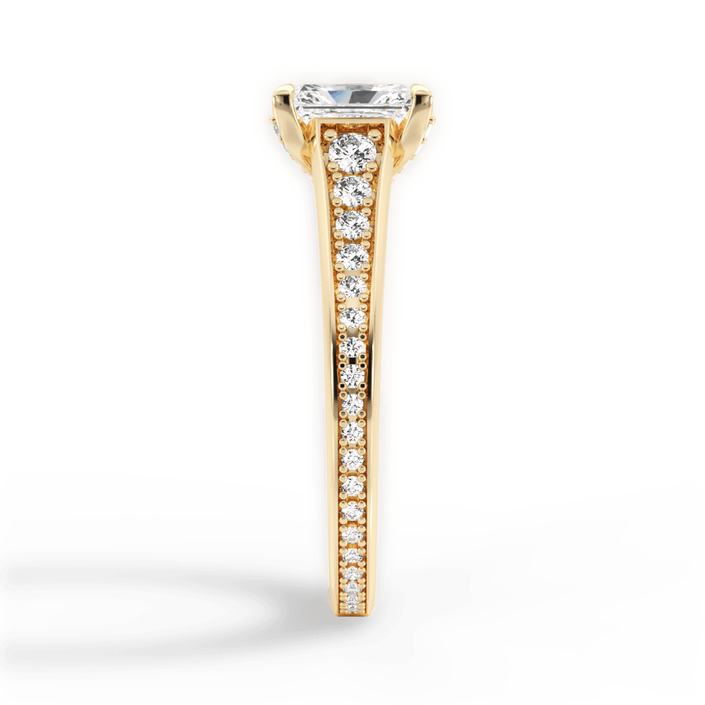 14kt Yellow Gold/18kt Yellow Gold/radiant/perspective