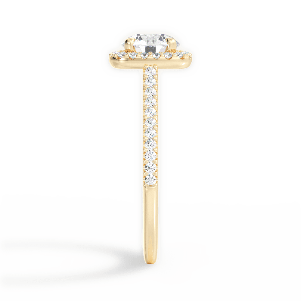 14kt Yellow Gold/18kt Yellow Gold/round/perspective