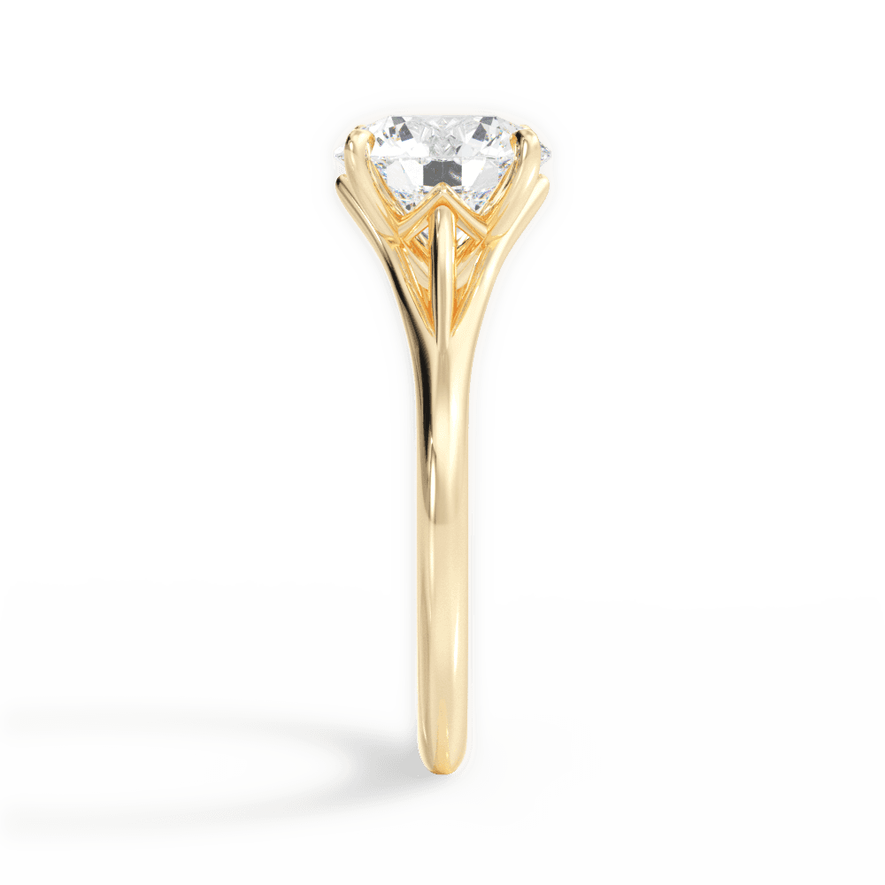 14kt Yellow Gold/18kt Yellow Gold/round/perspective